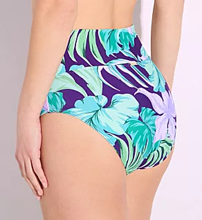 Palm Shade Hannah High Waist Swim Bottom Palm Shade S
