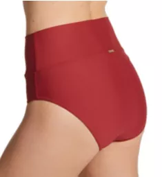 Tuscan Red Hannah High Waist Swim Bottom