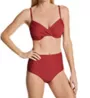 Sunsets Tuscan Red Hannah High Waist Swim Bottom 33BTR - Image 4