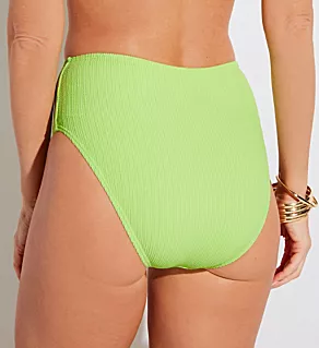 Pacifica Astrid High Waist Swim Bottom Bright Pear L