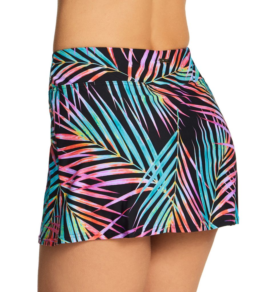 Moonlit Palms Sporty Swim Skirt