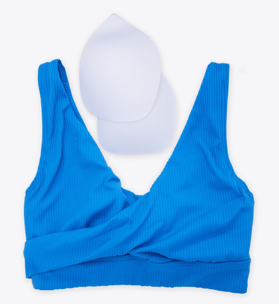 Sunsets Harbor Blue Sandbar Rib Elsie Swim Top 523HB - Image 8