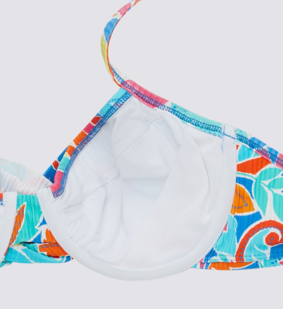 Sunsets Festive Floral Crossroads Underwire Swim Top 52FF - Image 8