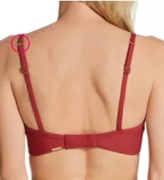 Tuscan Red Crossroads Underwire Swim Top