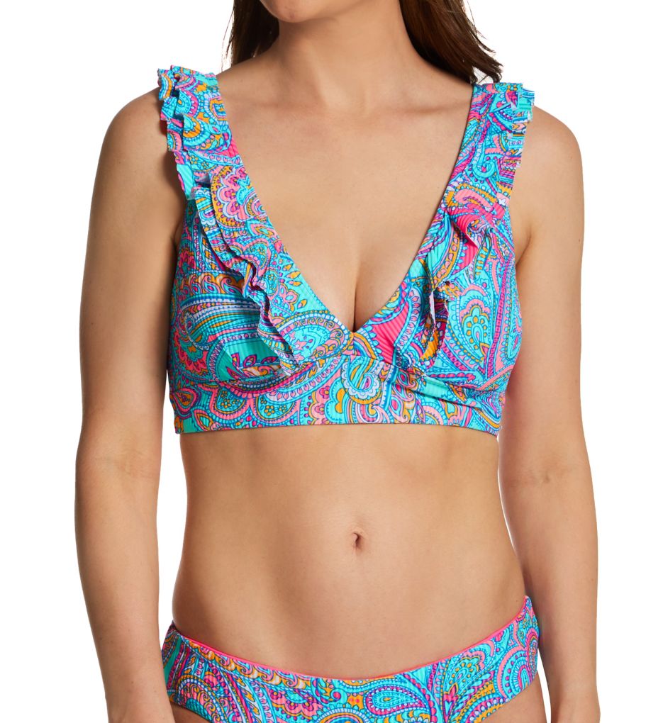 Willa Wireless Bralette Bikini Top (E-H Cup)