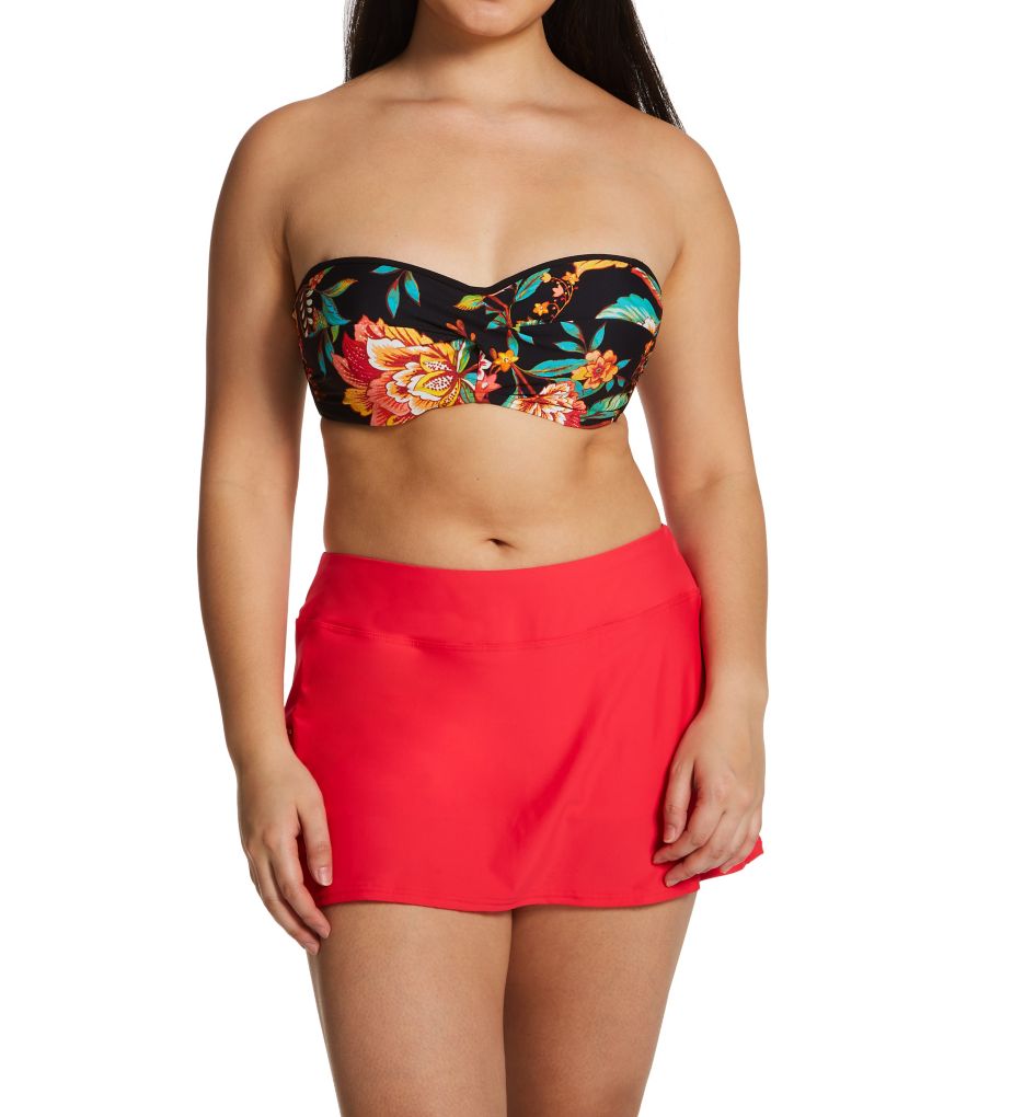 Midnight In Paris Iconic Twist Bandeau Swim Top-cs4