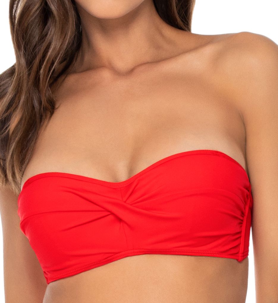 Scarlet Iconic Twist Underwire Bandeau Swim Top