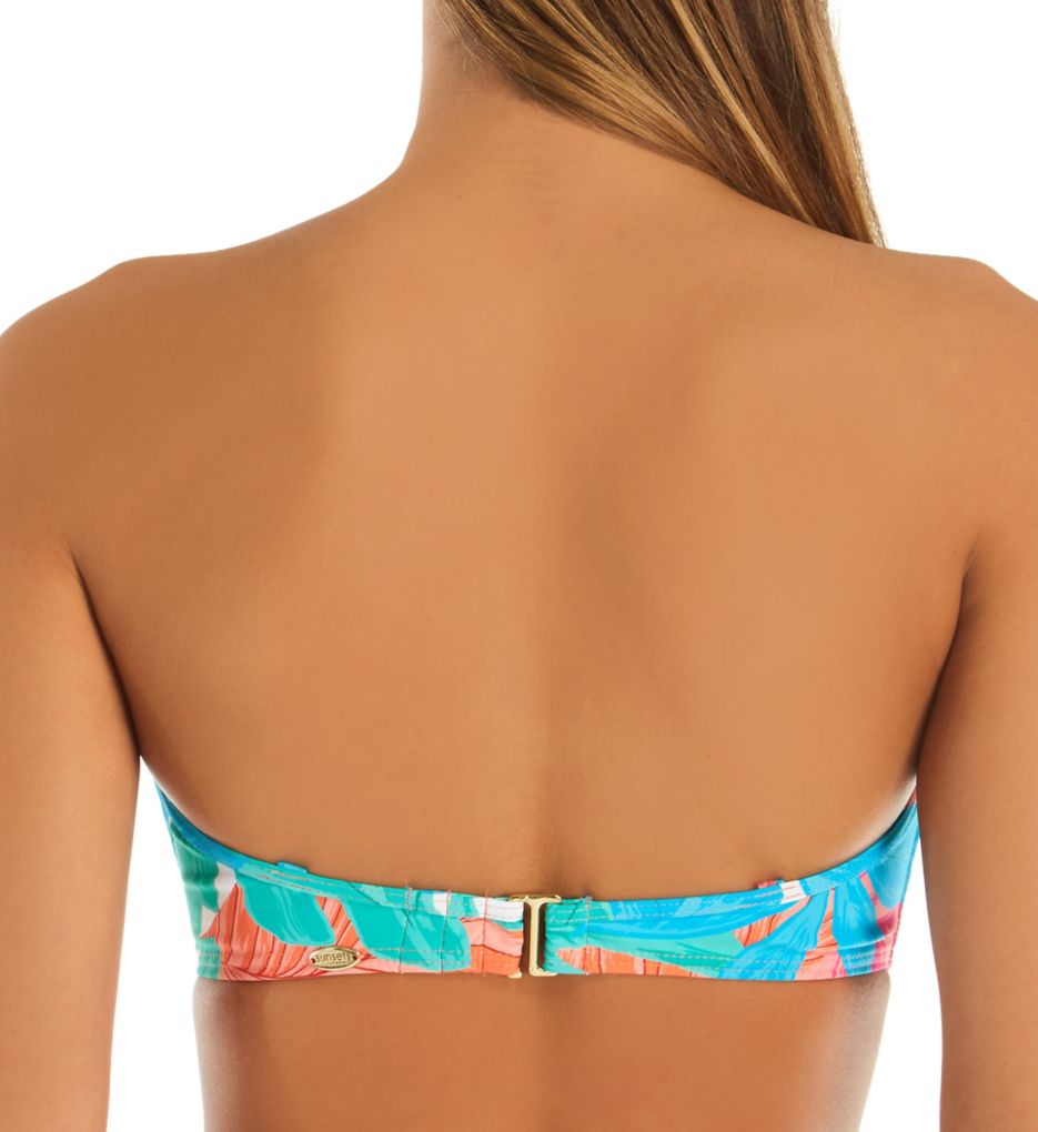 Tropicalia Iconic Twist Bandeau Swim Top-bs