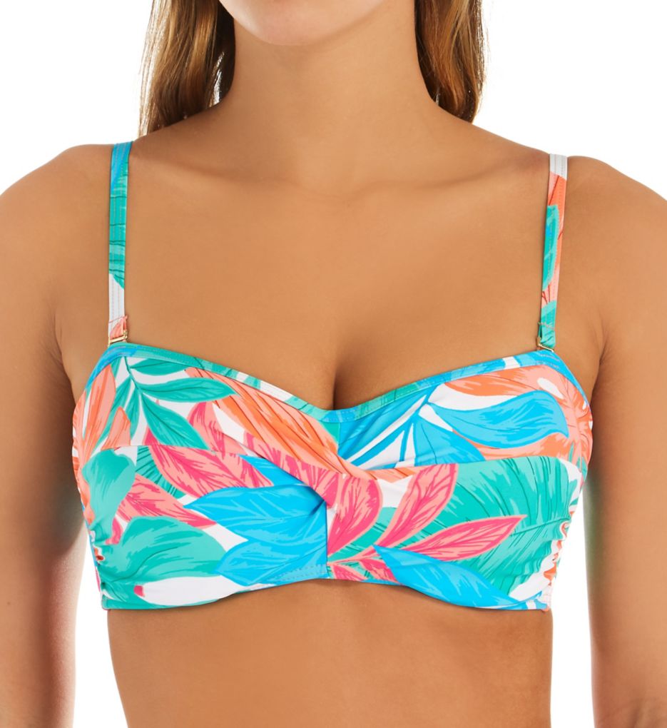 Tropicalia Iconic Twist Bandeau Swim Top-fs