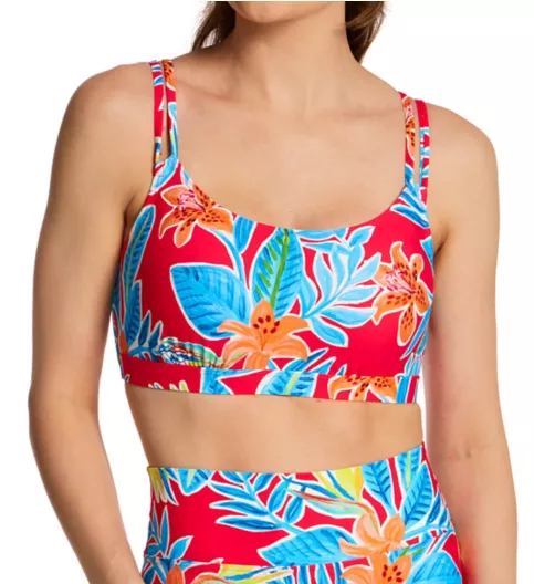 Sunsets Tiger Lily Taylor Bralette Swim Top 56TIG