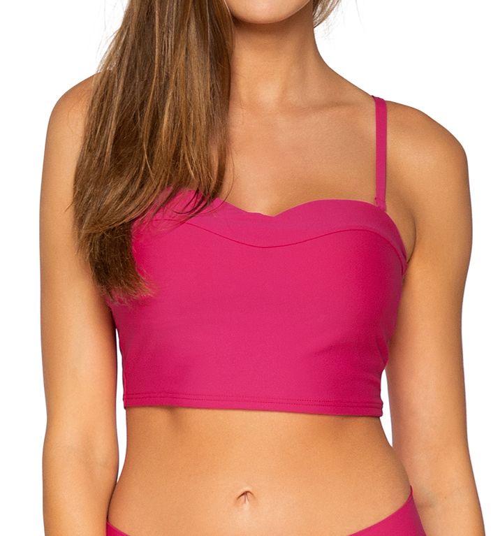 Pitaya Waverly Bandeau Swim Top-fs