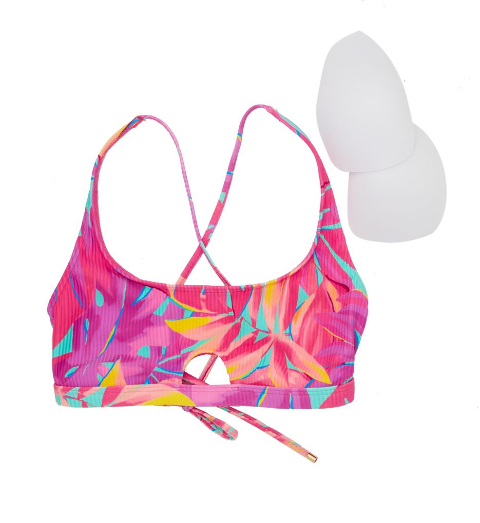 Sunsets Oasis Sandbar Rib Brandi Bralette Swim Top 68TOSR - Image 8