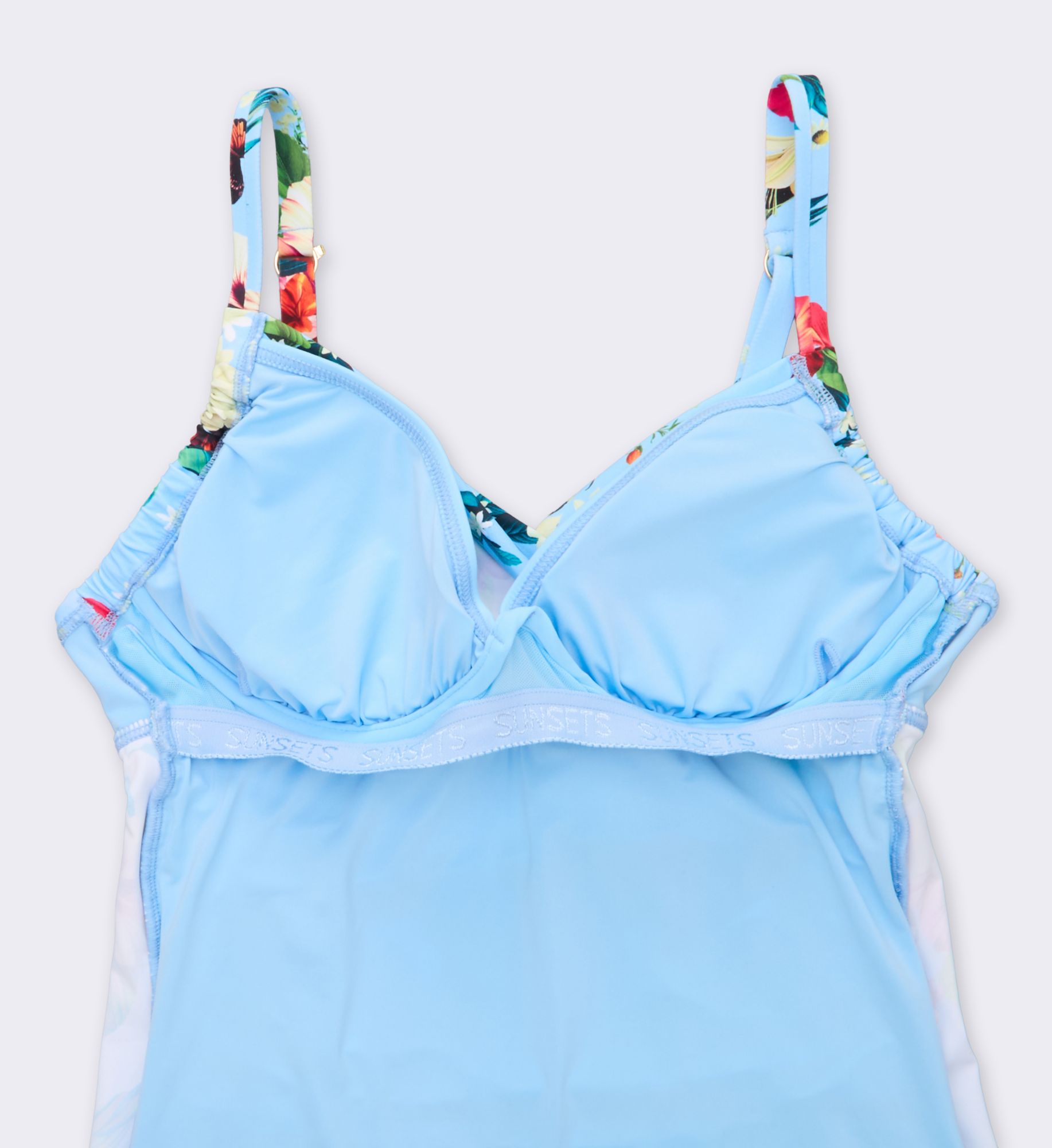 Sunsets Budding Romance Serena Tankini Swim Top 709BR - Image 5