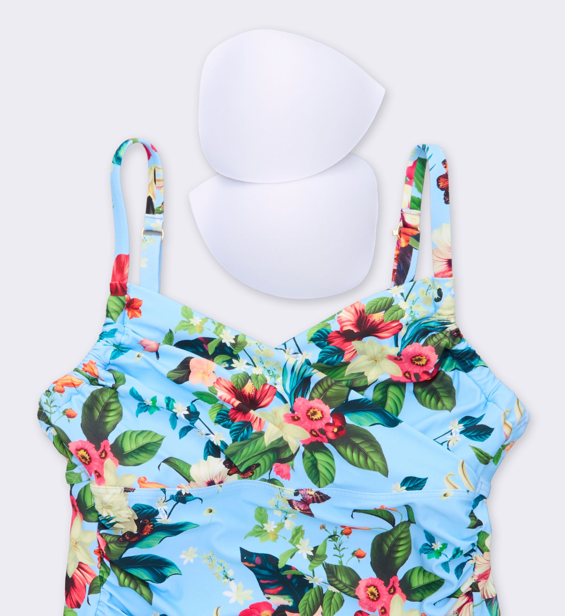 Sunsets Budding Romance Serena Tankini Swim Top 709BR - Image 6