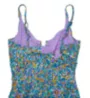 Sunsets Pansy Fields Zuri V-Wire Tankini Swim Top 757PF - Image 6