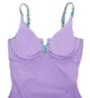 Sunsets Pansy Fields Zuri V-Wire Tankini Swim Top 757PF - Image 7