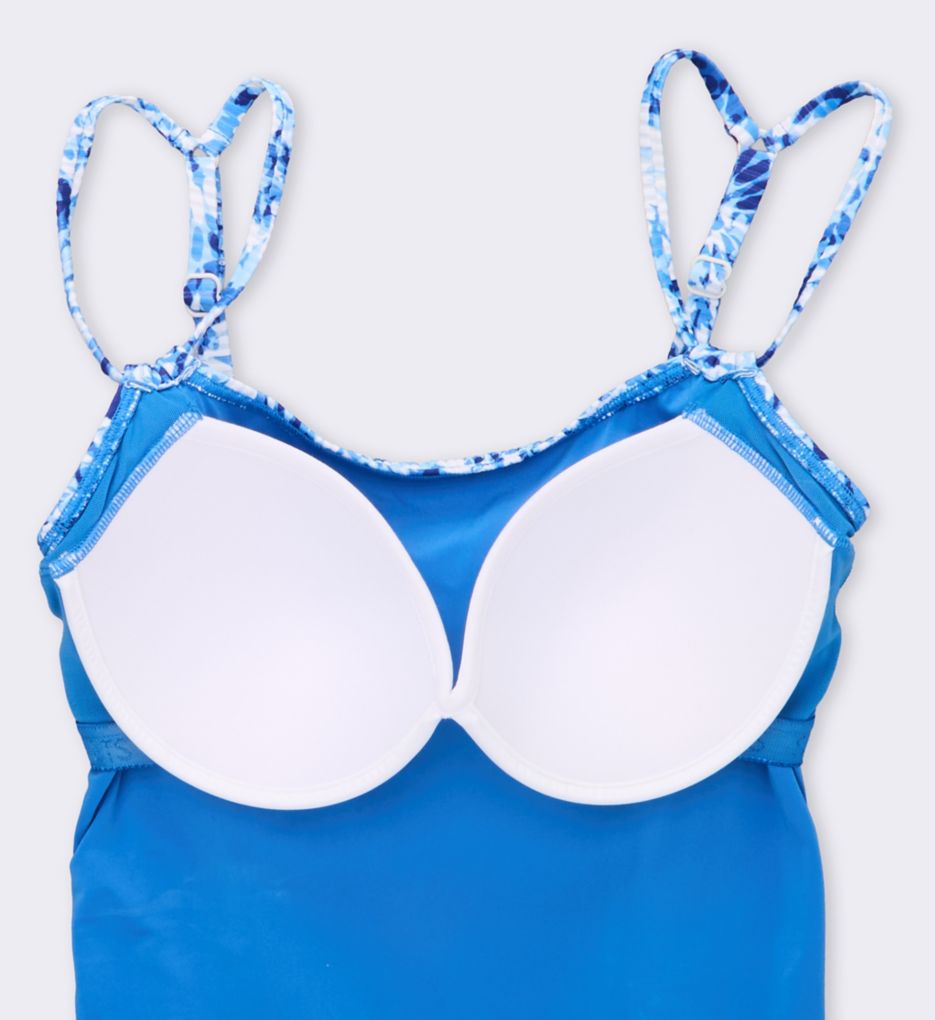 Sunsets Island Ink Rib Taylor Tankini Swim Top 75IIR - Image 5