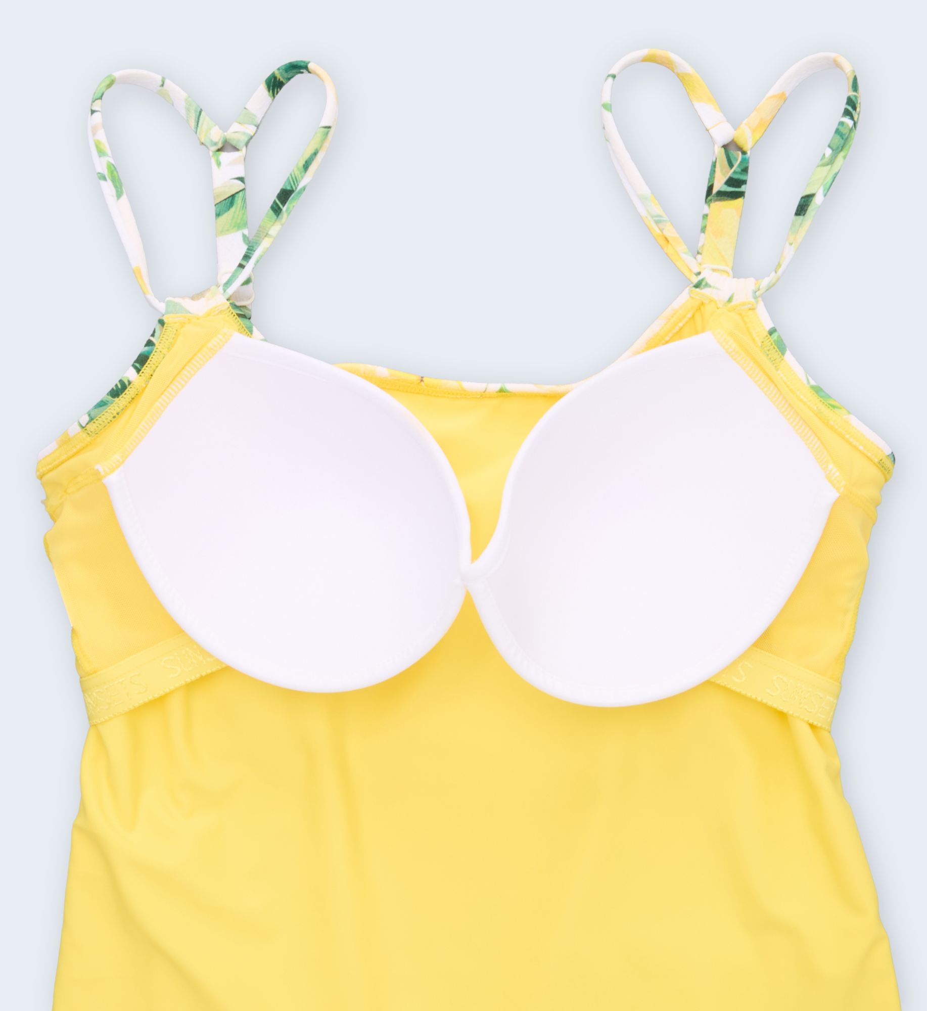 Sunsets Isla Soleil Crepe Taylor Tankini Swim Top 75ISC - Image 5