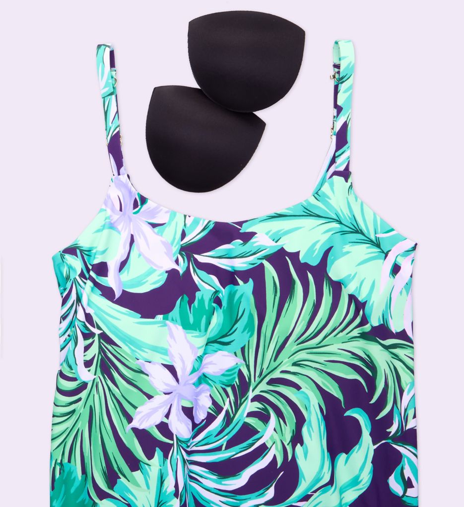 Sunsets Palm Shade Elena Tankini Swim Top 763PS - Image 7