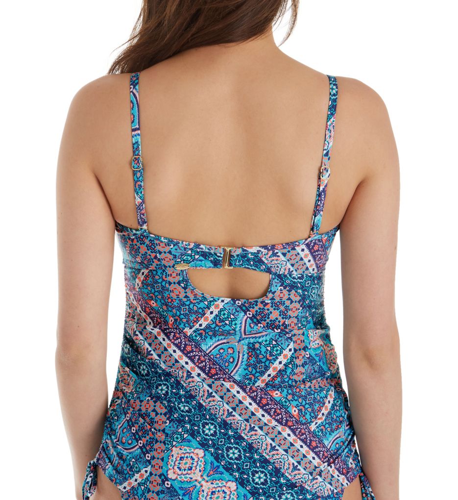 Grand Bazaar Shirred Underwire Tankini Swim Top-bs