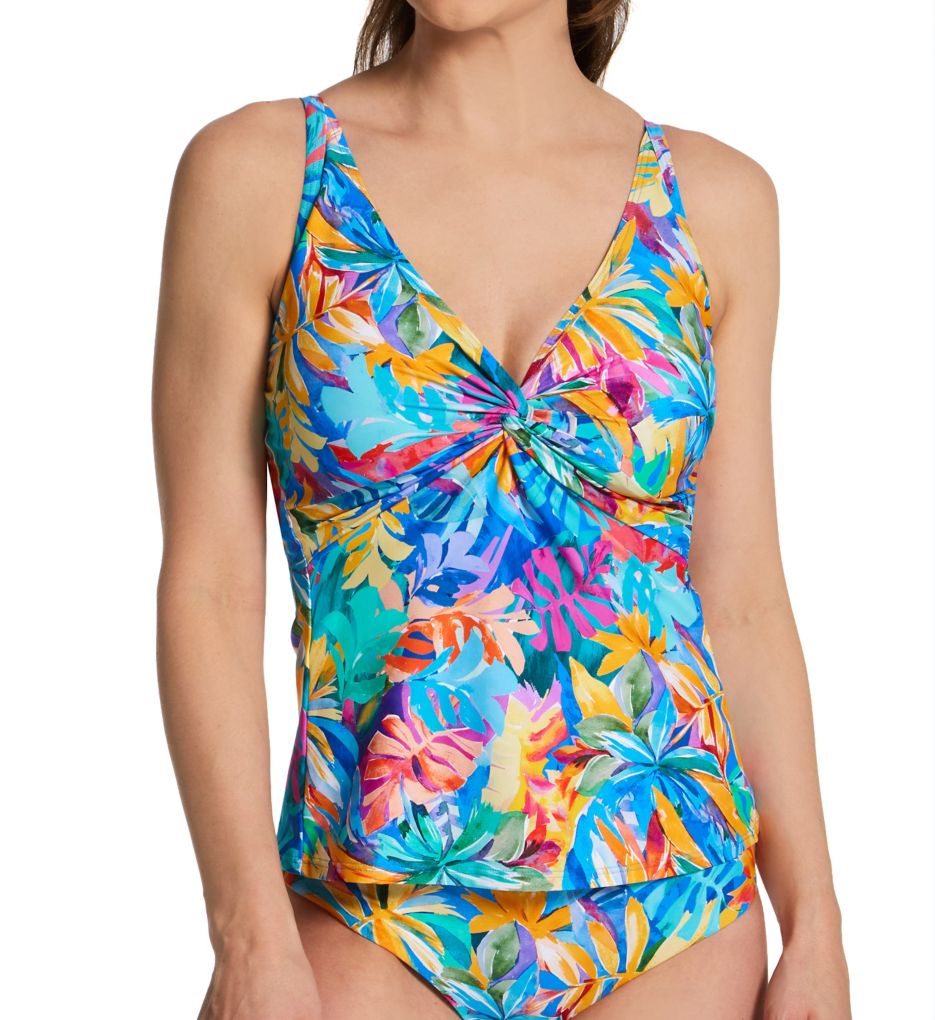 Alegria Forever Twist Front Tankini Swim Top Alegria 34G by Sunsets