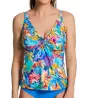 Sunsets Alegria Forever Twist Front Tankini Swim Top 77AL - Image 1