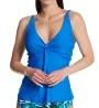 Sunsets Electric Blue Forever Tankini Swim Top 77EB - Image 1