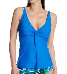 Electric Blue Forever Tankini Swim Top