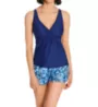 Sunsets Indigo Forever Tankini Swim Top 77I - Image 4