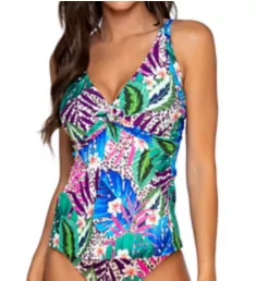 Island Safari Forever Tankini Swim Top