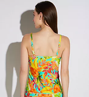 Lush Luau Forever Tankini Swim Top