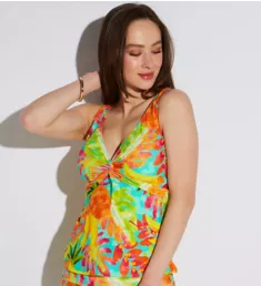 Lush Luau Forever Tankini Swim Top