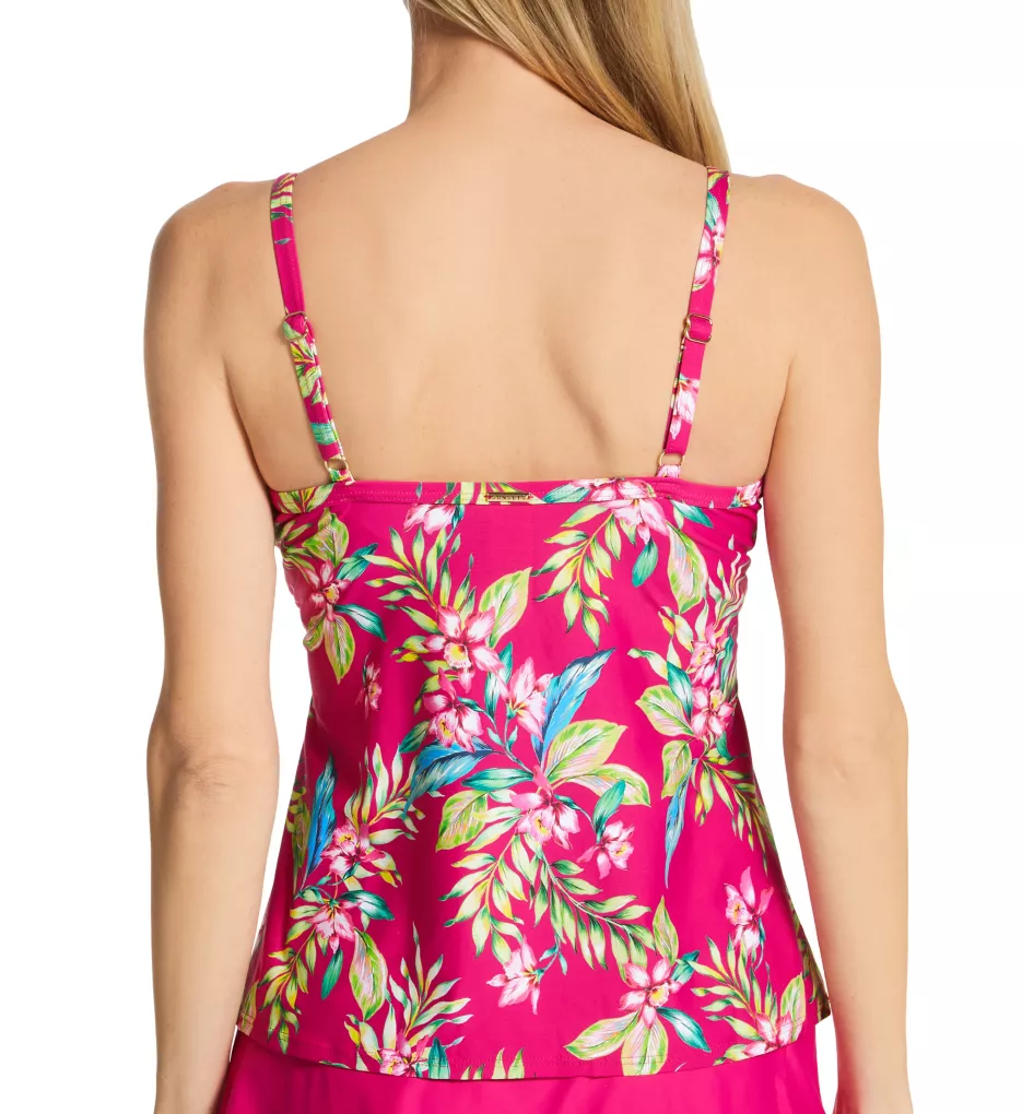 Orchid Oasis Forever Tankini Swim Top Orchid Oasis 32E