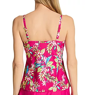 Orchid Oasis Forever Tankini Swim Top