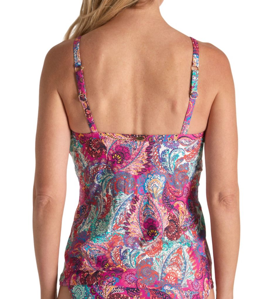 Paisley Peacock Forever Underwire Tankini Swim Top