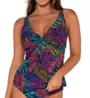 Sunsets Panama Palms Forever Plunge Tankini Swim Top 77PPM