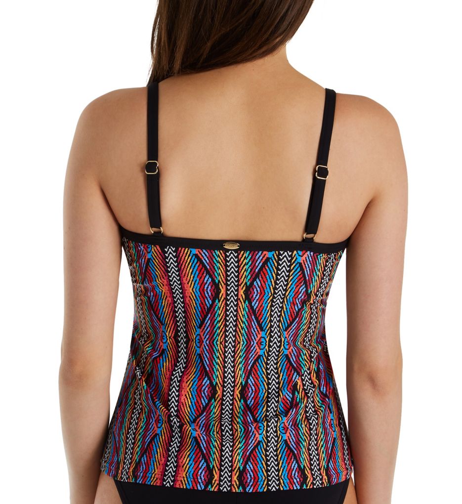 Playa Stripe Forever Underwire Tankini Swim Top