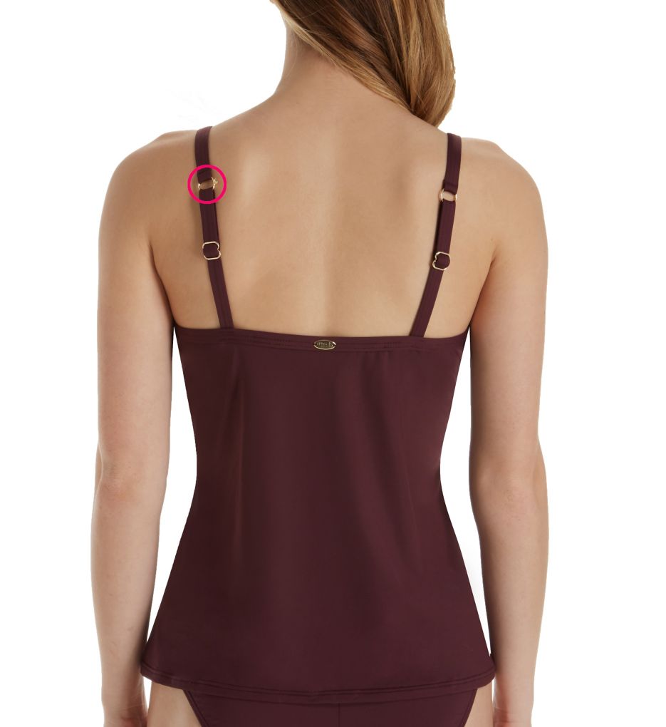 Rosewood Forever Underwire Tankini Swim Top-bs