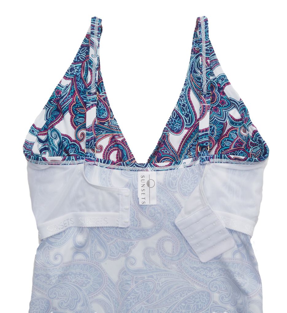 Sunsets Regatta Paisley Forever Tankini Swim Top 77RP - Image 6
