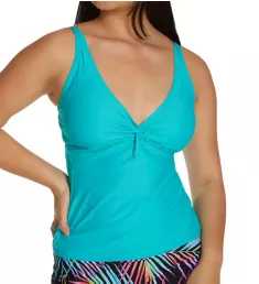 Seaside Aqua Forever Tankini Swim Top