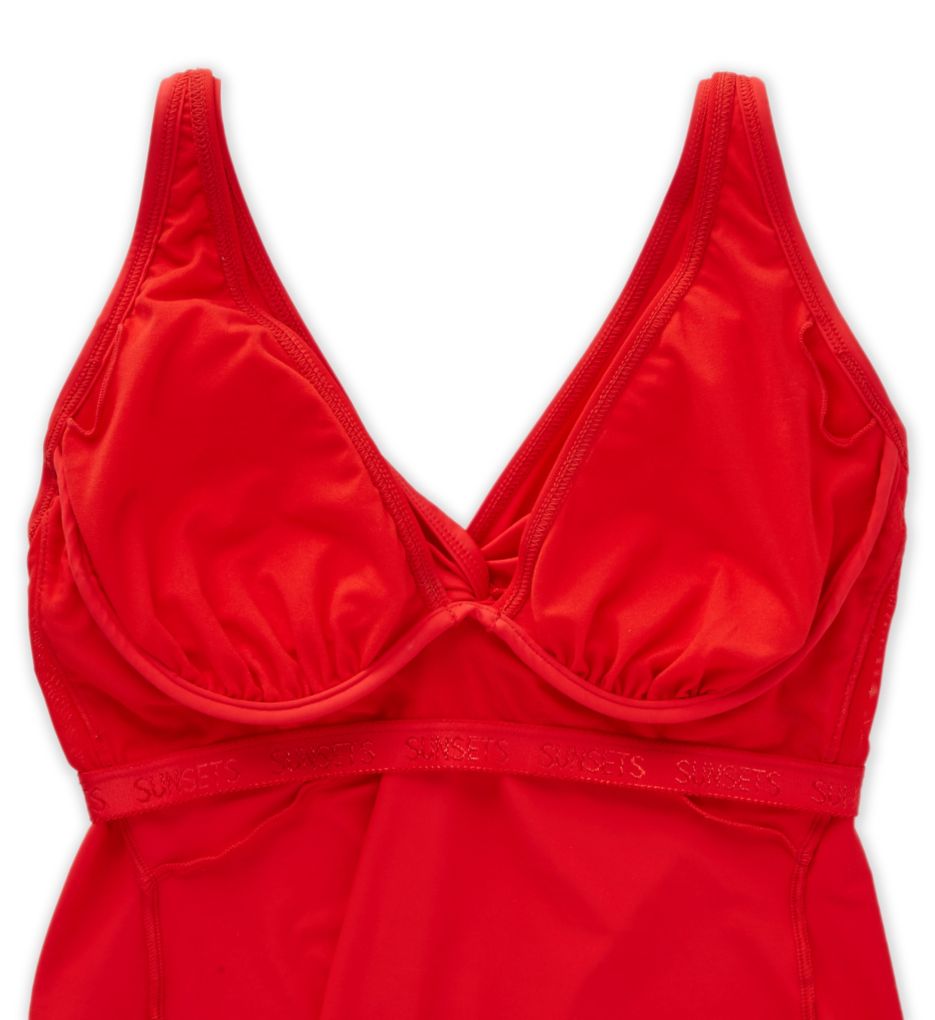 Scarlet Forever Underwire Tankini Swim Top-cs2