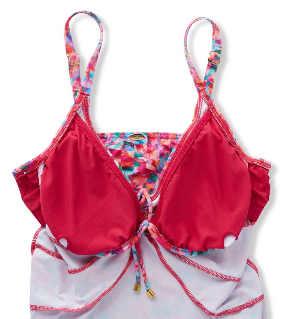 Kaleidoscope Marina Underwire Tankini Swim Top-cs3