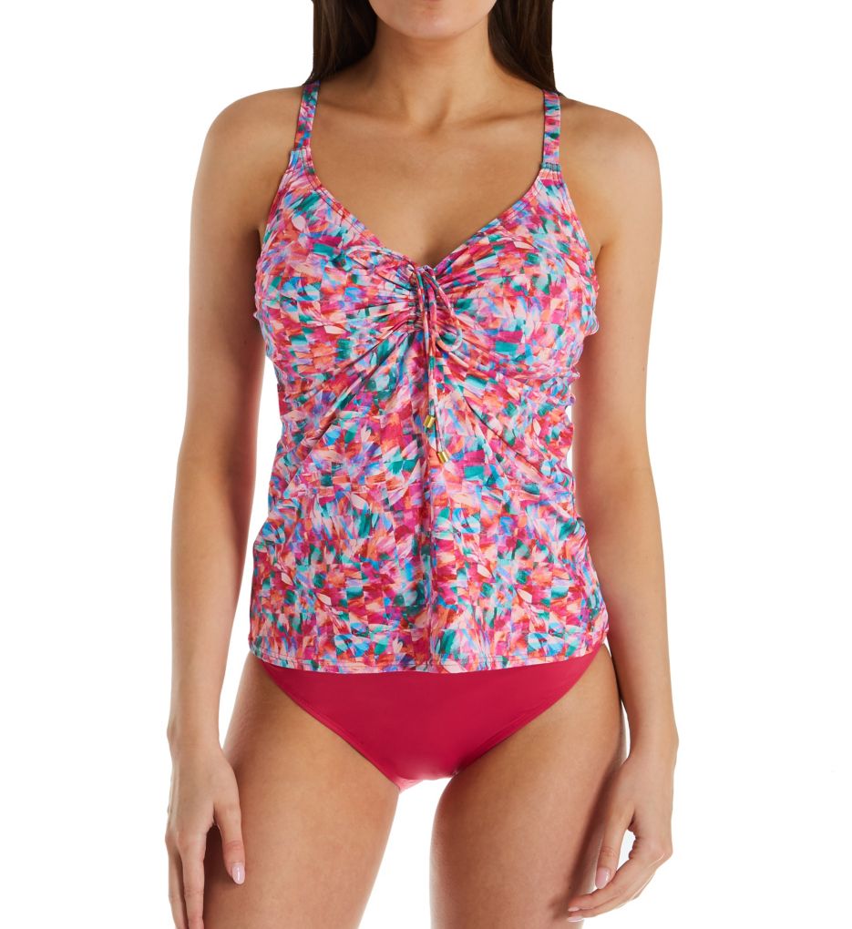 Kaleidoscope Marina Underwire Tankini Swim Top-cs4