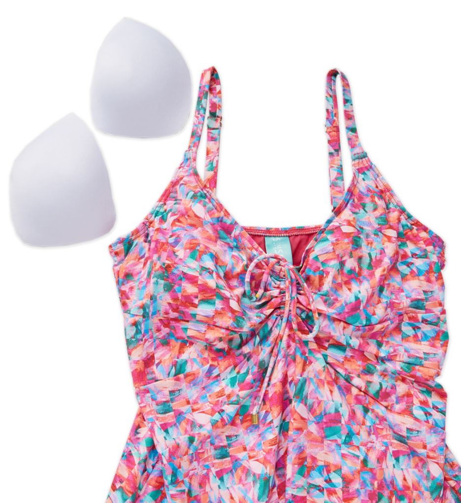 Kaleidoscope Marina Underwire Tankini Swim Top-cs5