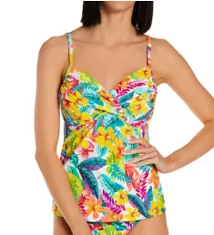 Tropical Adventure Crossroads Tankini Swim Top