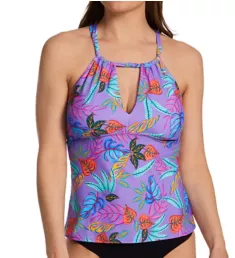 Isla Bonita Mia High Neck Tankini Swim Top