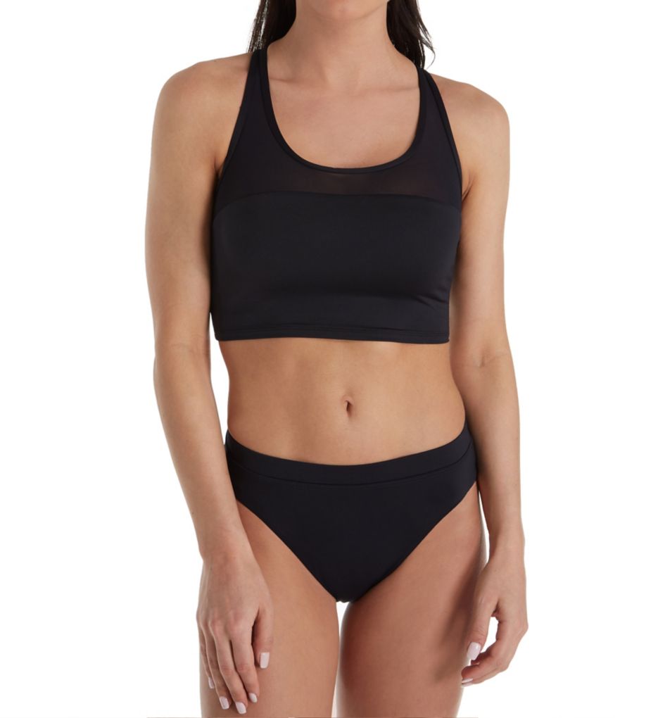 Onyx Capri Cropped Tank Bikini Swim Top-cs2