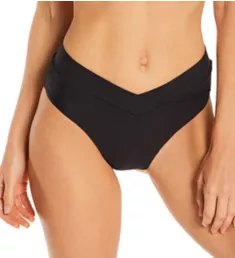 Black Jade V-Front Swim Bottom Black XS