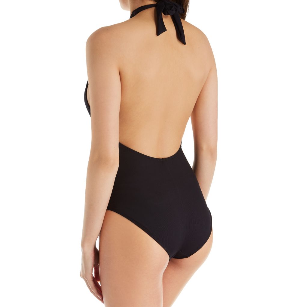 Daisy Chain Scandal Lace Up One Piece Swimsuit