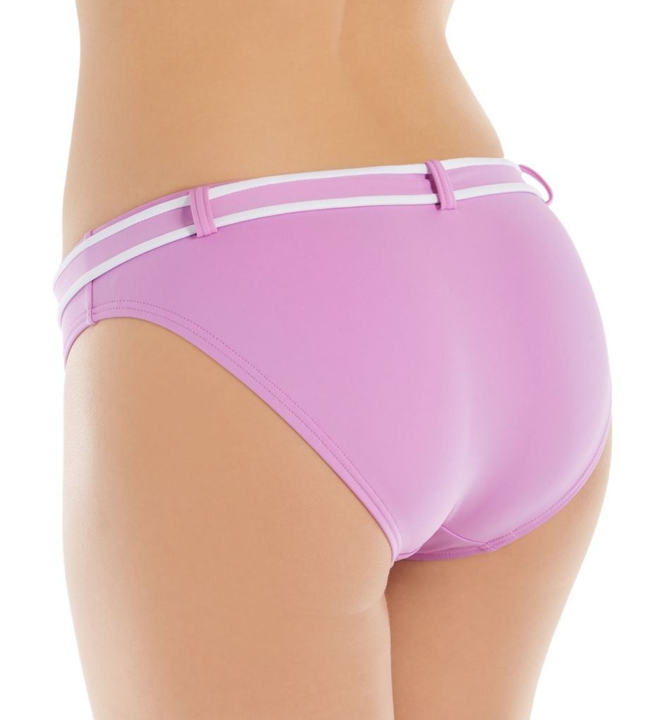 Iris Solid Zuma Belted Hipster Swim Bottom